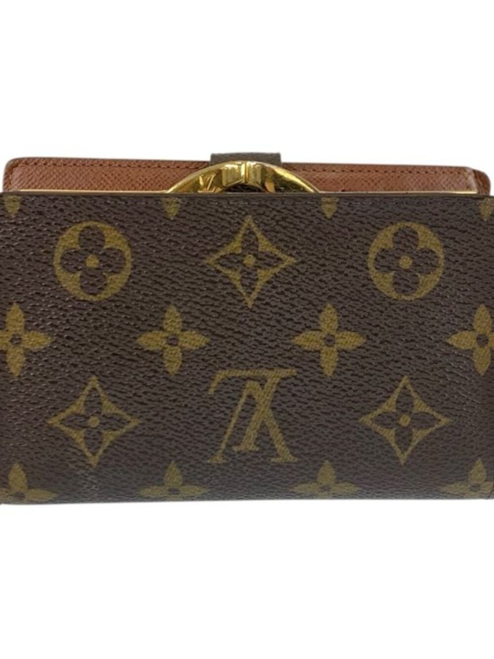 Louis Vuitton Monogram Porte Monnaie Viet Viennois Brown Fold Wallet Compact - Picture 2 of 9